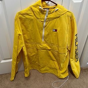 Tommy Hilfiger yellow windbreaker large